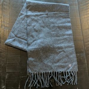 Charcoal Grey Wool Scarf